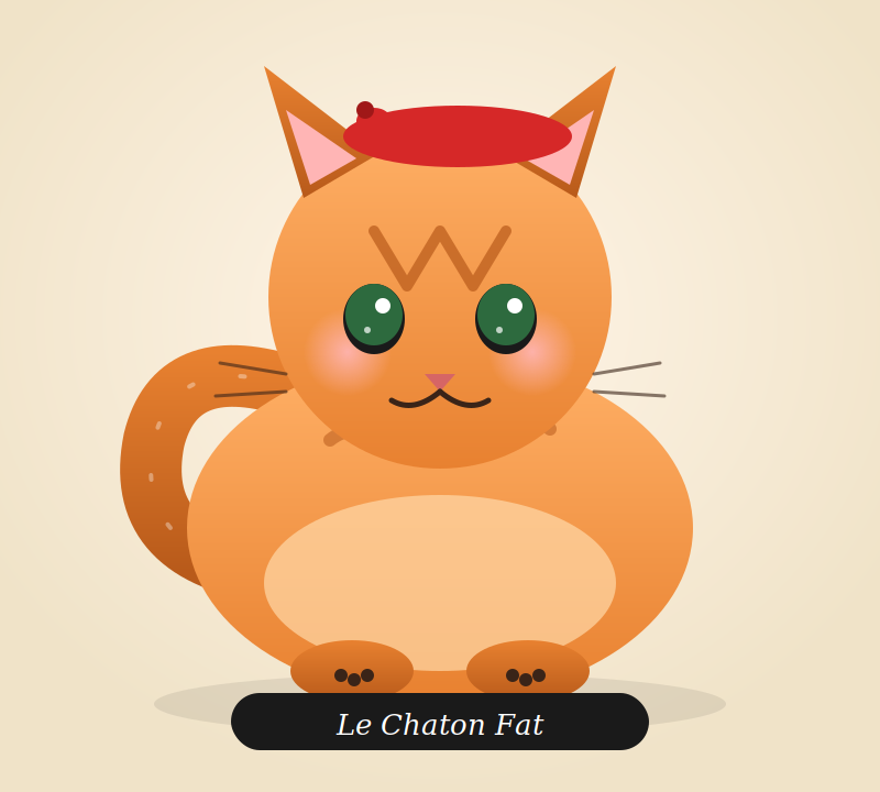Le Chaton Fat, dans son seul portrait vérifié. Il a refusé de commenter les rumeurs.