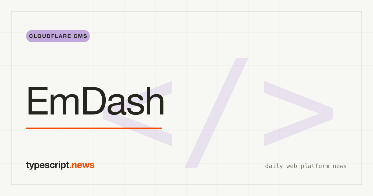 EmDash: Cloudflare's TypeScript-Based WordPress Successor with Sandboxed Plugins