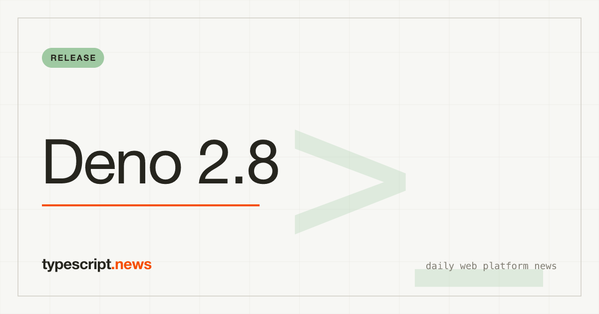 Deno 2.8 : Audit Fix, Sous-commande CI et Outil de Pack Natif