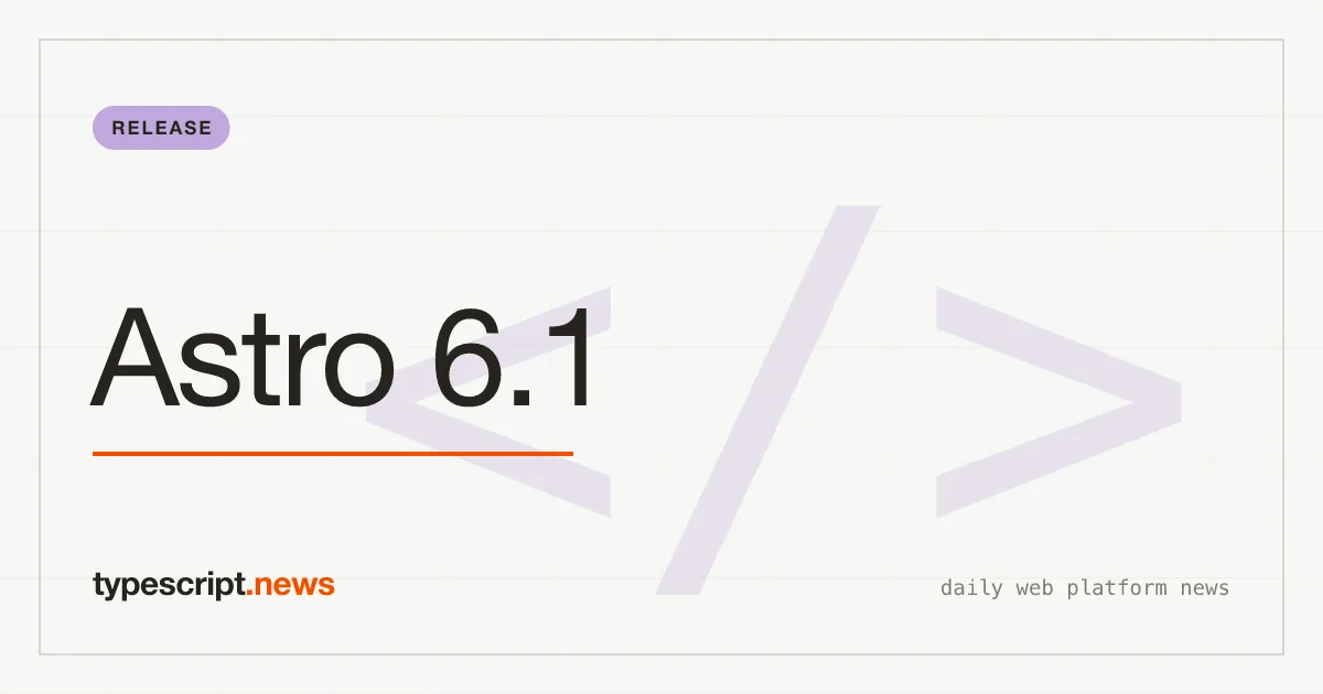 Astro 6.1: Feinsteuerung für Bilder und verbessertes i18n-Routing