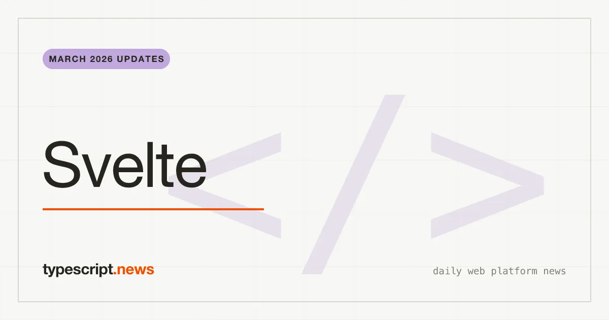 Svelte mars 2026 : Context programmatique, commentaires HTML et Error Boundaries côté serveur