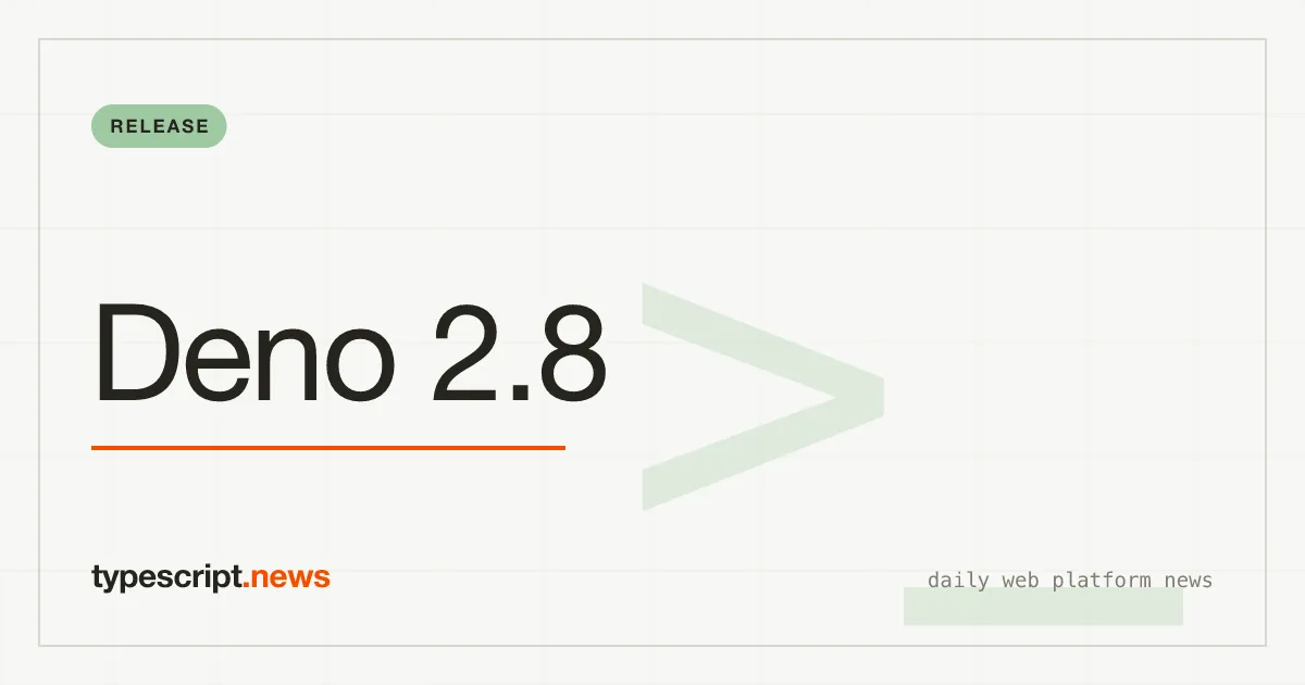 Deno 2.8 : Audit Fix, Sous-commande CI et Outil de Pack Natif
